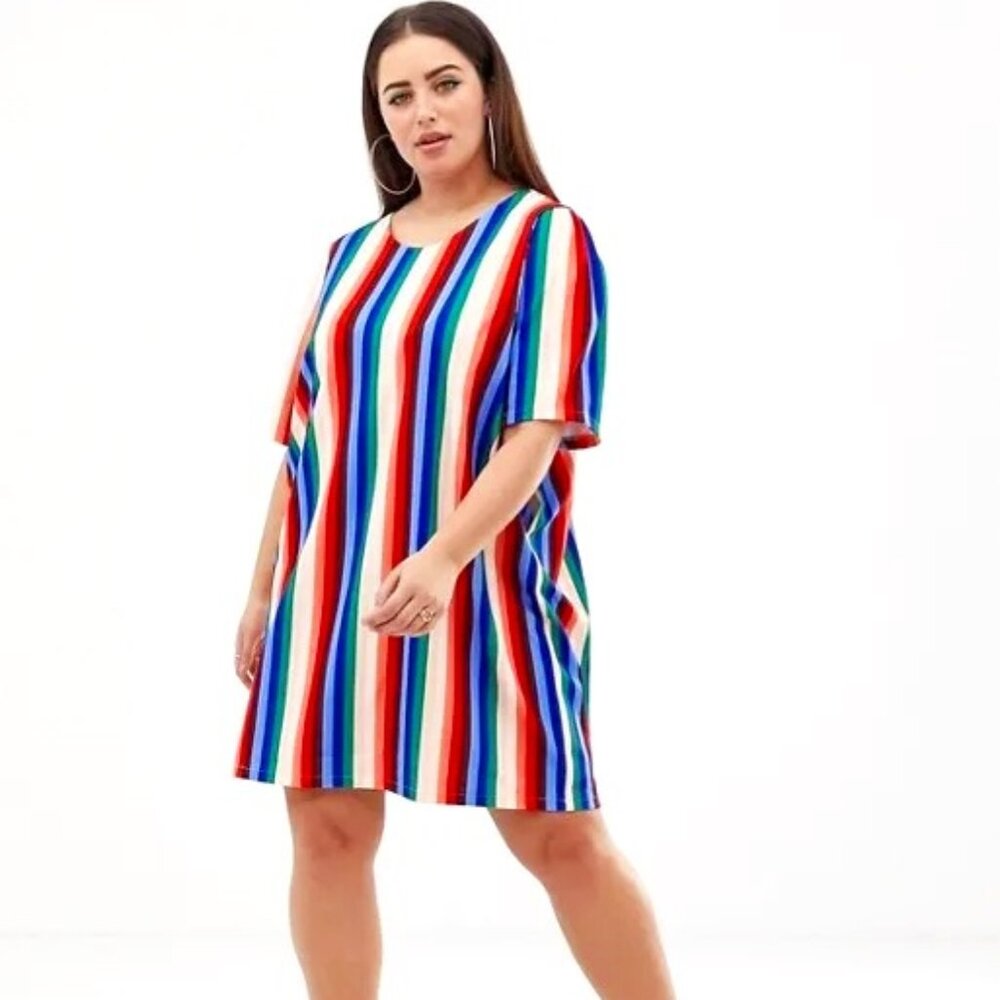 Colorful statement dress - NWT
